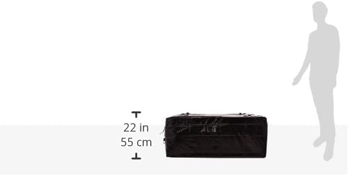 Rightline Gear Ace 2 Weatherproof Rooftop Cargo Carrier for Top of Vehicle, Attaches With or Without Roof Rack, 15 Cubic Feet, Black