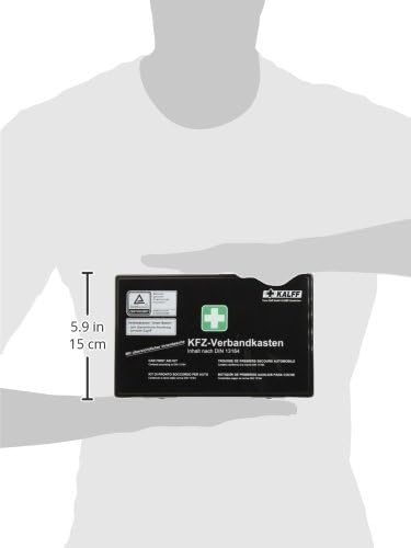 Quattroerre 16057 Hard First Aid Kit for Car Approved DIN 13164