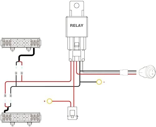 Nilight 2PCS 42W Flush Mount Amber LED Light Pods Upgraded Spot Flood Combo Beam Driving Light LED Work Light with 16AWG Wiring Harness Kit-2 Leads,2 Years Warranty