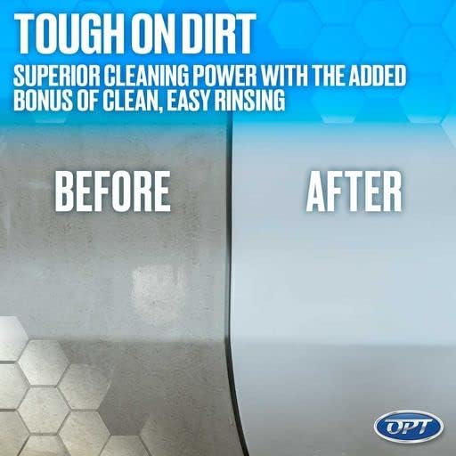 Optimum Car Wash Soap For Professional Auto Detailing or DIY Car Washing, Bucket Wash, or Use with Foam Sprayer or Foam Cannon (1 Gallon)