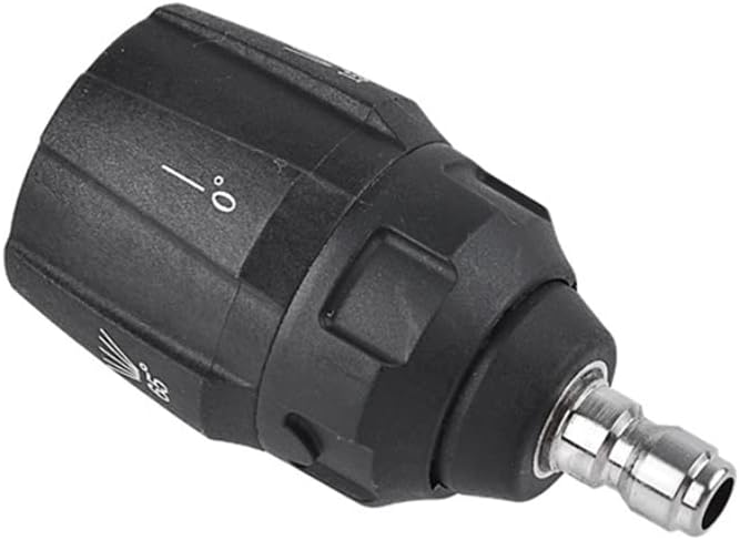 5 in 1 High Pressure Spray Nozzle with 1/4 Quick Connect (5 Settings: 0, 15, 25, 40, 65)