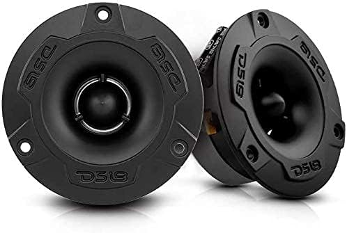 DS18 Mid and High Car Speaker Package - 2X 6.5" Midrange, 2X 1" Tweeters, Built-in Crossover