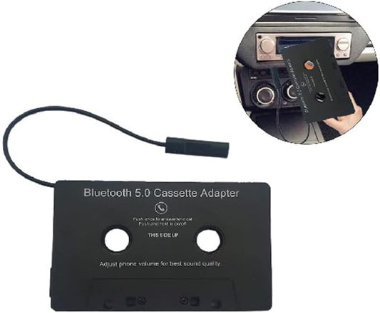 Bluetooth Car Audio Tape Cassette Adapter Converter Max 10M Data Transfer for Smartphones