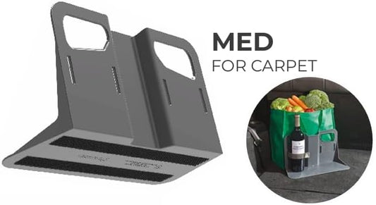Stayhold Metro 8-Piece Organizer Set for Metro Carpet Car Trunk - 2 Medium + 2 Small Organizer, 4 Quick Straps
