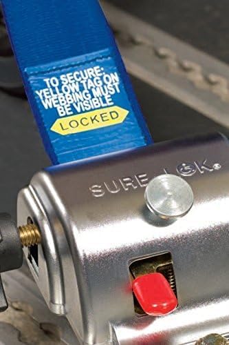 Sure-Lok AL727S-4C Original Titan 700 Series Wheelchair Tie-Down Kit | 4-Pack Retractors (2 Right / 2 Left) | S-Hook & L-Track | Auto-Tension | Direct Replacement for AL700 Fleets