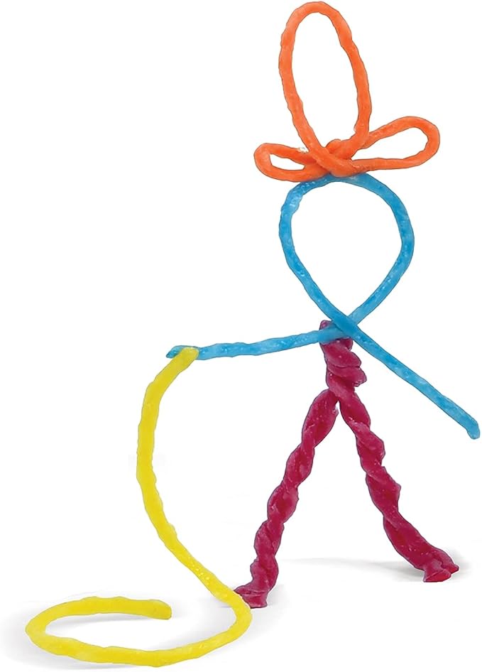 Wikki Stix Doodler Travel Toy for Kids – 24 Reusable Wax Sticks for Sensory Play, Screen-Free Airplane & Road Trip Activity, Mess-Free Fidget Craft for Ages 3+ Made in USA