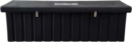 Buyers Products 1712260 Black Poly All-Purpose Storage Chest , 18.8 cu. ft, Made In The USA, Dent-Resistant Lockable Storage Box for Truck, Trailer, Dock, or Deck, High-Density Polyethylene