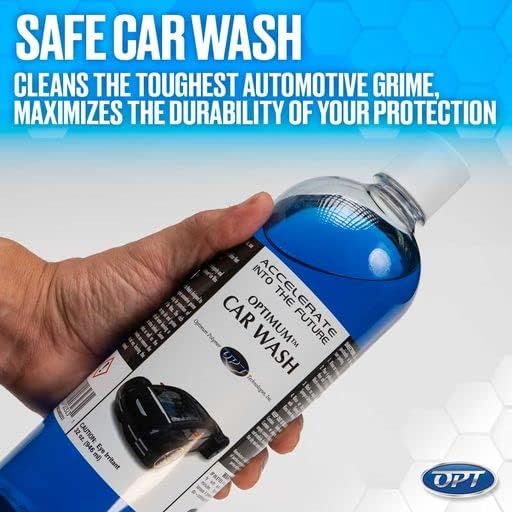 Optimum Car Wash Soap For Professional Auto Detailing or DIY Car Washing, Bucket Wash, or Use with Foam Sprayer or Foam Cannon (1 Gallon)