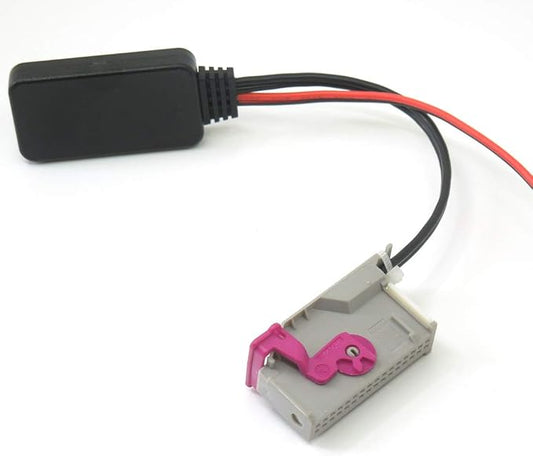 Bluetooth Adapter Audio Aux Input Cable Compatible with Audi RNS-E Navigation Plus A8 TT R8 A3 A4 A6 32-pin