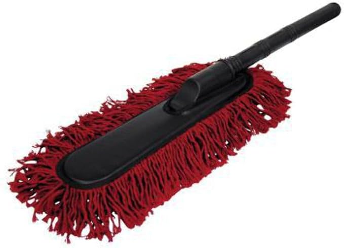 Carrand 93007 Pacific Coast Car Duster, Black/Red, 2