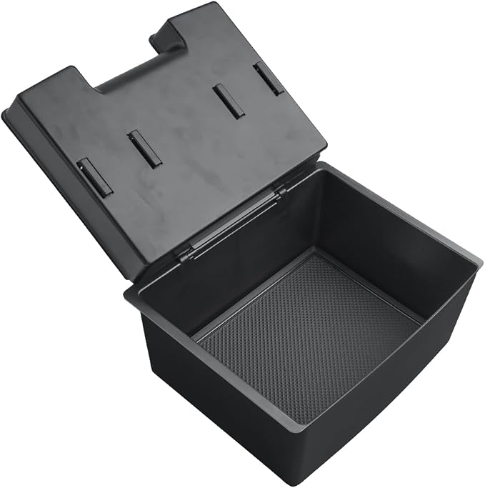 CDEFG for 2024 2025 2026 Toyota Tacoma Center Console Organizer Compatible with Toyota 2024 2025 2026 Tacoma Accessories Middle Console Tray Armrest Storage Box Double Drawers