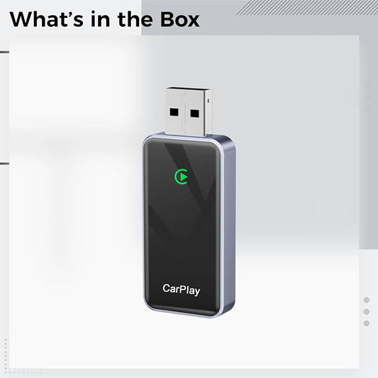Adapter Carplay Wireless, Auto Conversion Box Android Upgraded, Adapter Carplay Smart, Connectivity Cordless for Integration Vehicle Universal