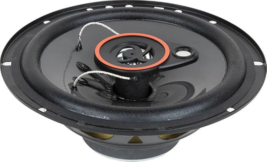 Alphasonik AS265P Loudspeakers 2 Pairs of 6.5" 350W Max 3-Way Speakers 4 Ohms Premium Quality Audio Door Speakers for Car or Truck Stereo Sound System