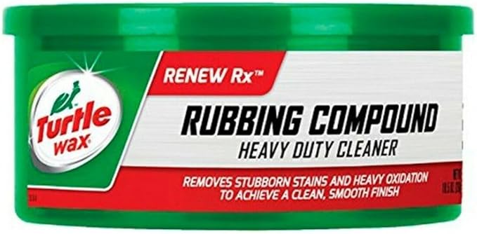Turtle Wax T230A 10.5 Oz Rubbing Compound Heavy Duty Cleaner