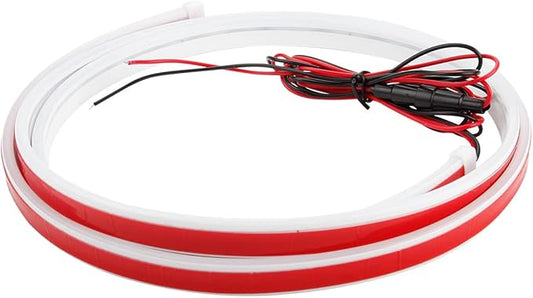 Car LED Hood Light Strip for Cars, SUVs, Trucks, White, 70 Inch | 12V, Flexible Waterproof, Daytime Running Lights, Universal Engine Cover Decoration, Dynamic Scan Start-up Effect