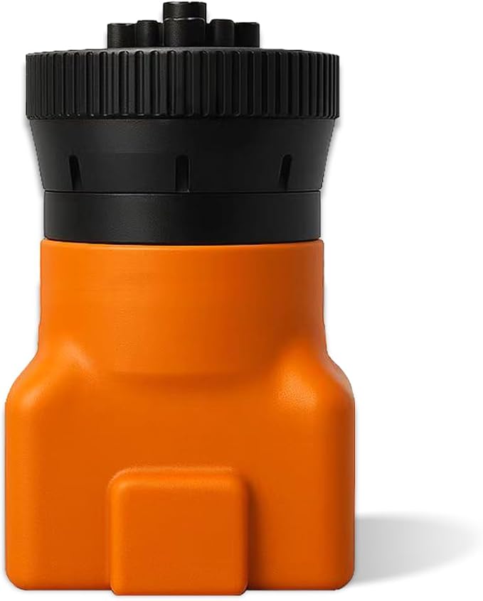 9 Pin J1939 Male to 16 Pin OBD2 Adapter, Heavy Duty Truck Diagnostic Scanner Connector, Compatible with Freightliner, Kenworth, Cummins, Volvo, Western Star & International Trucks(Orange)