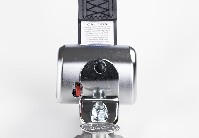 Q’Straint Q-8300-A1-L QRT Max Wheelchair Tie-Down Kit for L-Track – 4 Knobless Retractors with Positive Lock Indicators, L-Track Fittings, and Occupant Restraint System