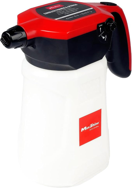 Maxshine Portable Cordless Foam Sprayer | 2L Capacity with 2600mAh Battery | Dual Spray Modes for Thick Foam | Electric Car Wash Foamer & Detailing Tool for Auto, Home & Garage Use