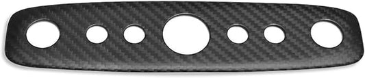 NVCNX Hard Rigid Real Carbon Fiber for Tesla New Model 3/Y Highland 2024-2026 for Juniper 2025 2026 Accessories Vehicle Molding Front Roof Reading Light Panel Cover Interior Trim 1PC - Matte Carbon