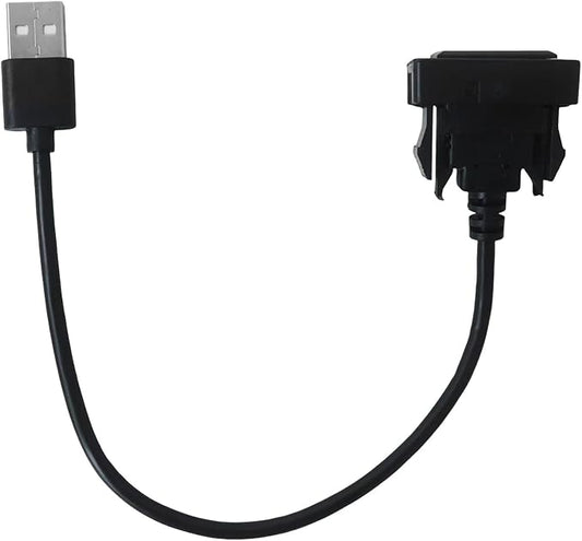 GRABOTE Male to Female USB Power Socket Adapter, USB Port Car Charger Compatible with Toyota Corolla 2007–2009