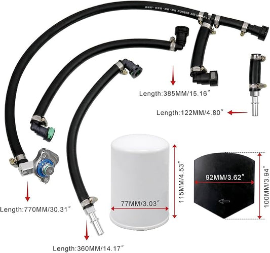 CP4-6.7F-BP-G2.1 Disaster Prevention Bypass Kit Compatible with 2011-2022 Ford F250 F350 F450 F550 6.7L Powerstroke Diesel