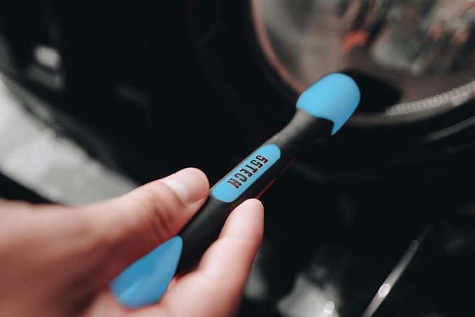 Preimum Car Detailing Brush Set - 5 Pack Auto Detail Kit for Automotive, Soft to Firm Brushes for Cleaning and Polishing for Interior, Exterior, Dashboard, Wheel Rims, Air Vent, Seat, car wash (BLUE)
