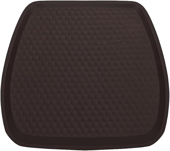 Car Seat Cushion, Comfortable Non-Slip Breathable Vehicle Front Seat Bottom Protector Pad, Automotive Interior Driving Chair Mat Cover, Universal for SUV RV Truck (Coffee)