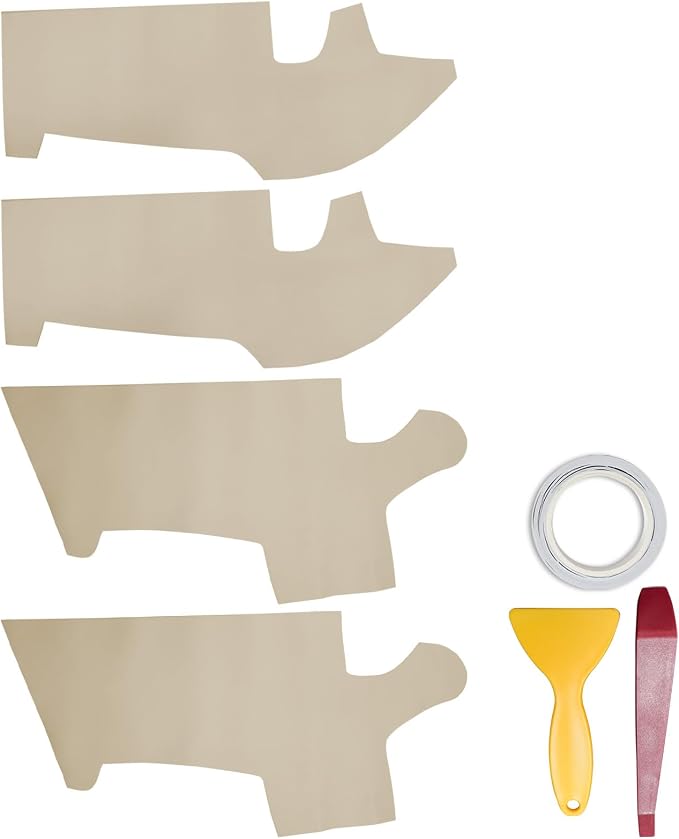RUIANTE 4pcs Door Panel Cover Trim Replacement Compatible for Elantra 2011-2016 Car Interior Accessories (Beige)
