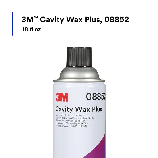 3M Cavity Wax Plus Aerosol Spray, 08852, 18 fl oz, Self-Healing, Corrosion Protection, Non-Hardening, Chipping, Peeling, Cracking