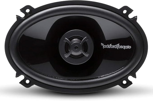 Rockford Fosgate P1462 Punch 4"x 6" 2-Way Coaxial Full Range Speakers - Black (Pair)