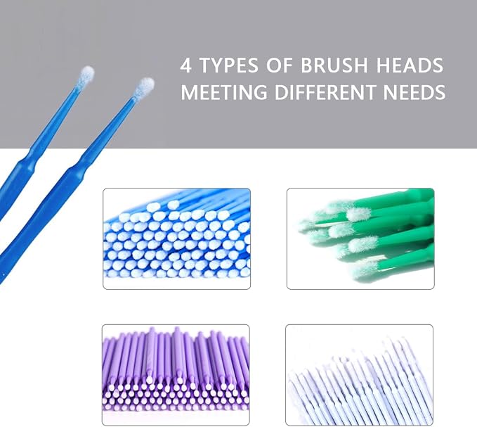 Touch Up Paint Brushes for Automotive Paint Chip Repair,400 Pcs Repair Paint Brushes for Car Paint Repair,Clearance Cleaning, Available in 2.5mm,2.0mm and 1.5mm (400, Multiple Colors)