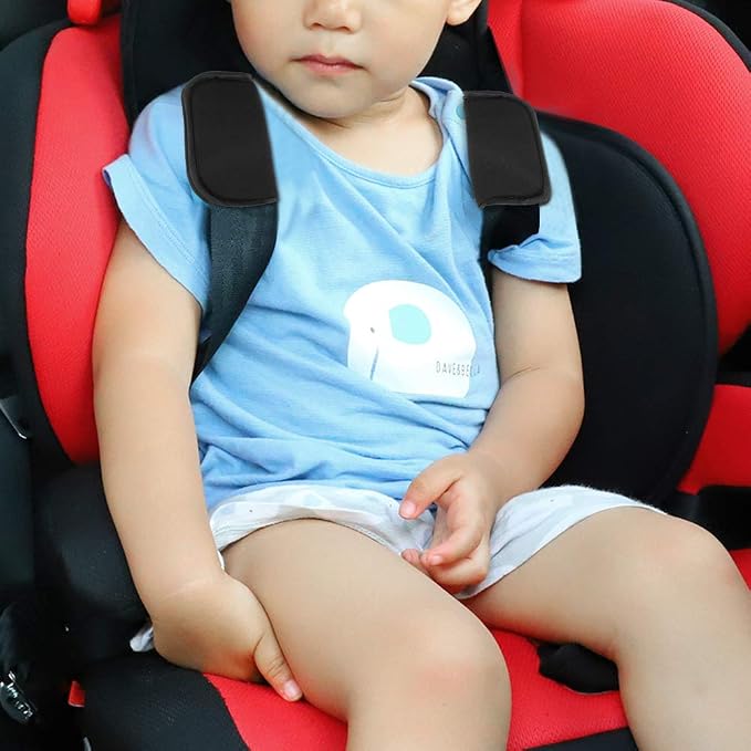 Accmor Car Seat Strap Pads for Baby Kids Toddler, Soft Car Seat Strap Covers Shoulder Pads for All Baby Car Seats, Stroller, Pushchair, High Chair