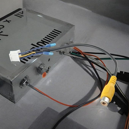 Car Stereo Radio RCA Plug, Accessories Wear Resistant Car RCA Reversing Rear View Cable Adaptor