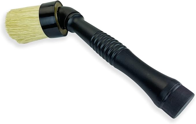 Rema TIP TOP 73T Tire Mounting Paste Lube Brush, Wood Handle Applicator with 2 Inch 45 Degree Head, Shop Brush for Tire Mounting Lubricant