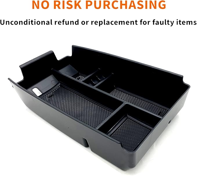 Compatible with Ford Escape 2020 2021 2022 2023 2024 2025 2026, Bronco Sport 2021-2023 2024 2025 2026 Accessories Center Console Tray Organizer, Armrest Secondary Storage Box