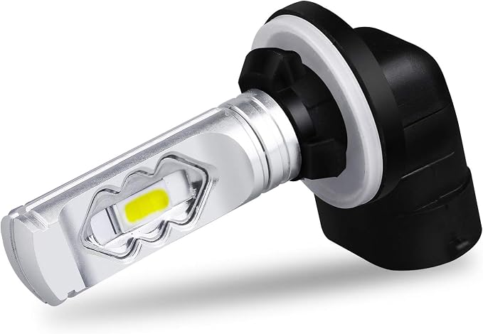Alla Lighting 3800lm 889 881 LED Fog Light Bulbs, 6000K Xenon White Xtreme Super Bright H28 886 888 894 896 898, ETI 56-SMD (Off-road use only)