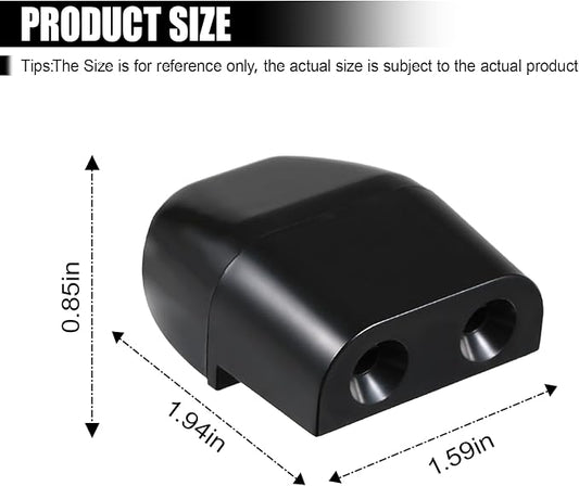 ZIMISI Deer Whistles for Vehicles, Animal Warning Whistle Devices to Avoid Collision, Deer Repellent Devices with Adhesive Tapes, Animal Alert Horn Accessories for Most Cars (8PCS/Black)