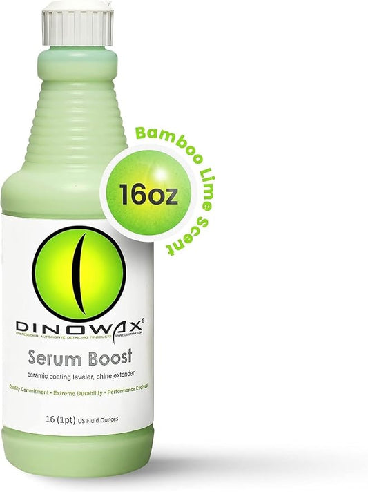 Serum BoostTM, Ceramic Coating Leveler and Polisher for Car Detailing, Car Detailing Supplies, Bamboo Lime Scent, Protect Collection (16 Oz)
