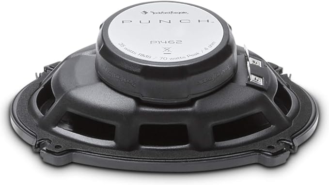 Rockford Fosgate P1462 Punch 4"x 6" 2-Way Coaxial Full Range Speakers - Black (Pair)