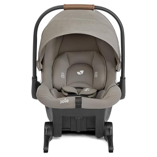 Joie Baby, Mint Latch Baseless Infant Car Seat – Lightweight, Built-in Rigid Lower Anchor Attachments and Side-Impact Protection – No Base Installation Required, Travel-Friendly Design (Dove)