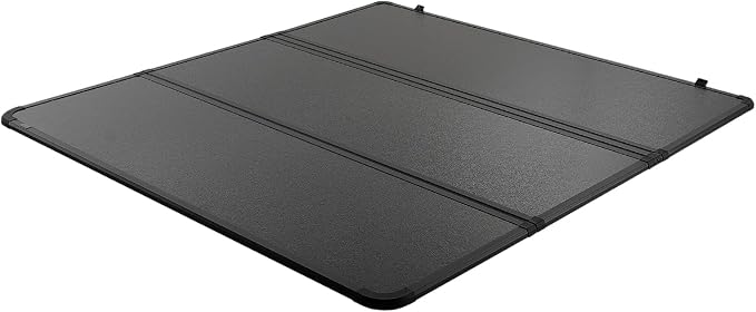 VEVOR Hard Tri-Fold Truck Bed Tonneau Cover, Compatible with 2015-2024 Ford F-150, Lightning, Styleside 5.5' (65.4") Bed, Fit 5.6' x 5.4'/5.5' x 5.4' (67.1" x 65.2"/65.4" x 65.2") Inside Bed, 400lbs