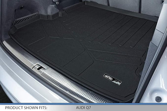 MAXLINER All Weather Custom Fit Cargo Trunk Liner Floor Mat Behind 2nd Row Compatible with 2017-2025 Audi Q7 / SQ7