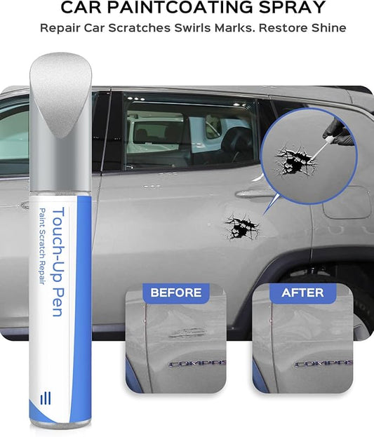 PSC/JSC Billet Silver Metallic Touch Up Paint Compatible with Jeep Exact Match Chips and Nicks Touch Up