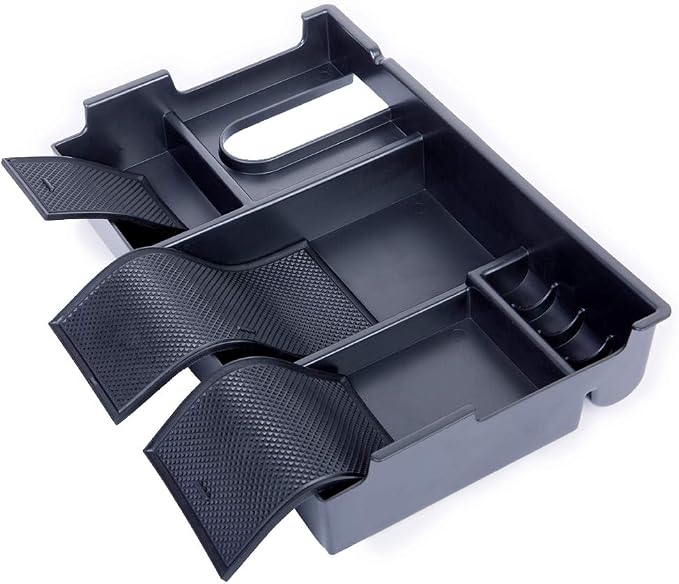 JDMCAR Compatible with Toyota Tundra Accessories 2007-2021 Center Console Organizer,Armrest Box Secondary Storage Tray -(Full Console w/Bucket Seats ONLY)