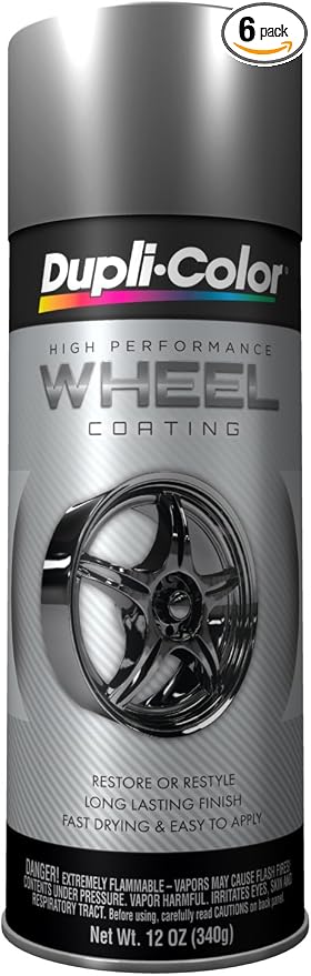 Dupli-Color (EHWP10207-6 PK) Graphite Wheel Coating - 11 oz. Aerosol, (Case of 6)
