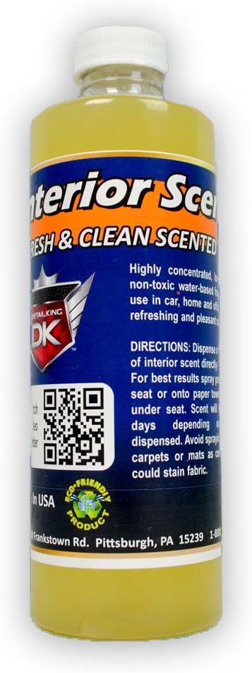 Detail King Interior Scent Concentrates - Fresh & Clean - 8oz Makes 1 Gallon!!