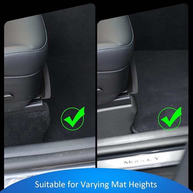 GEEDAR Under Seat Storage Box Organizer for Tesla Model Y 2025 Juniper (2PCs) - Front Section, New Model Y 2025 Hidden Storage Box, Underseat Organizer Fit Tesla Model Y 2025 Accessories
