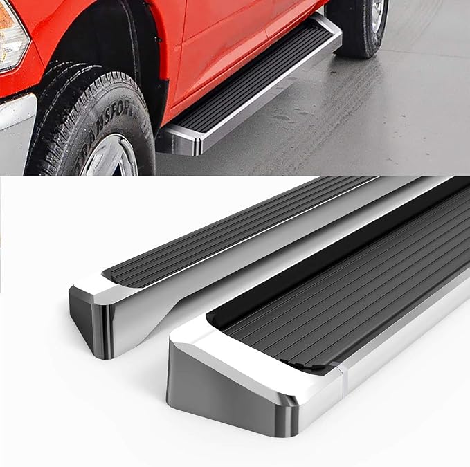 APS Running Boards Style Compatible with Ram 1500 2009-2018 Crew Cab & Ram 2500 3500 2010-2026 (Nerf Bars Side Steps Side Bars)