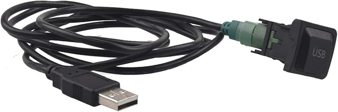 FANGSHUILIN DIY Car USB Adapter Audio USB Cable Switch Fit for Volkswagen Fit for VW Golf MK5 MK6 VI 5 6 Jetta CC Tiguan Passat B6