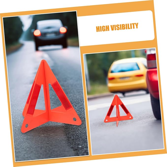 5pcs Emergency Roadside Warning Triangle Reflectors Car Safety Sign Highway Reflective